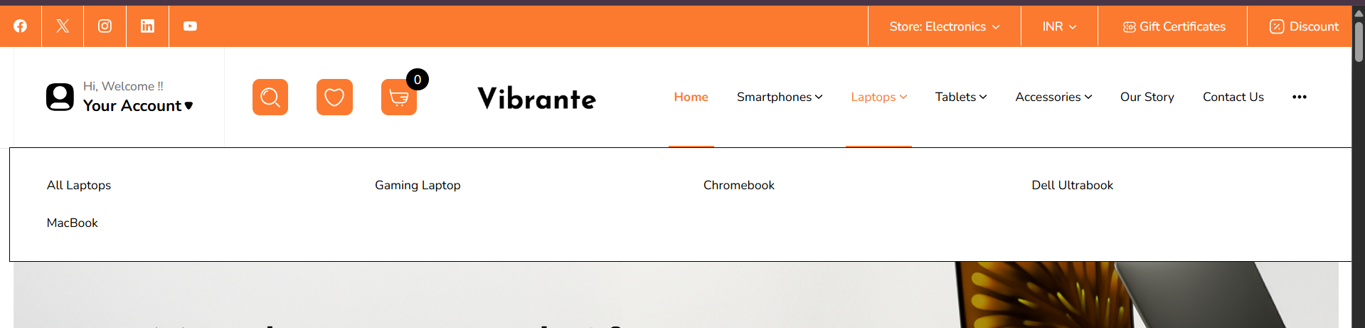 simple menu