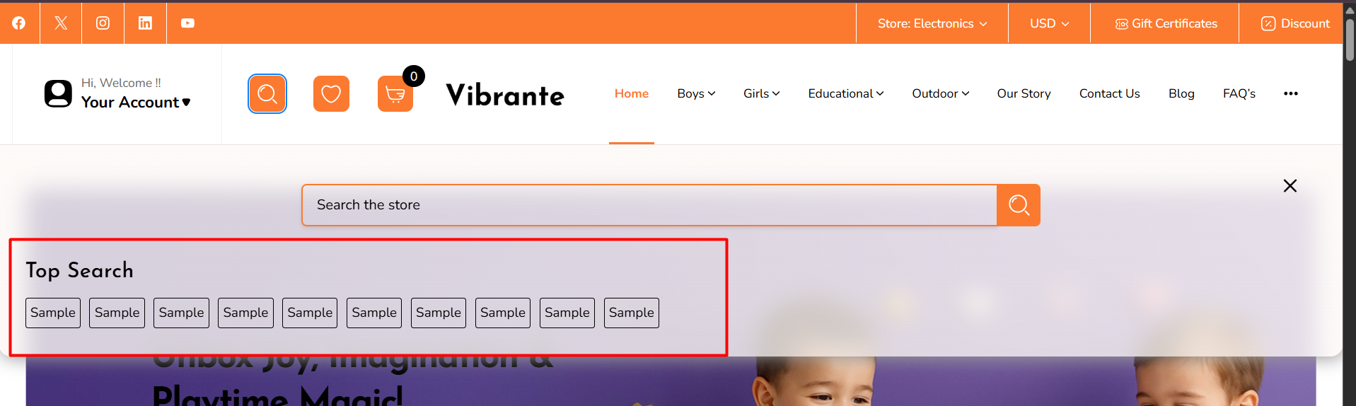 Search Suggestions
