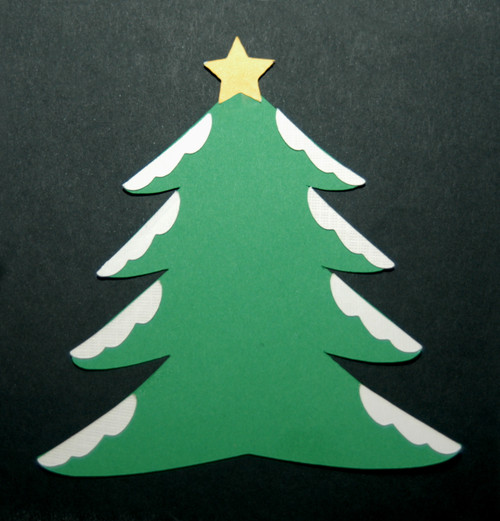 digital christmas tree svg file