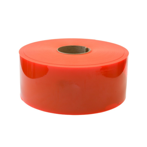 8 Inch Safety Orange Smooth Strip Curtain Roll