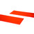 8 Inch Safety Orange Smooth Strip Curtain Replacement Strip Shop All StripCurtainDepot.com