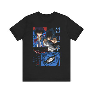 Solo Leveling Sung Jin-Woo Premium T-shirt  Solo Leveling Sung Jin-Woo Premium T-shirt