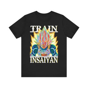 Dragonball Train Insaiyan Super Vegeta T-shirt Dragonball Train Insaiyan Super Vegeta T-shirt