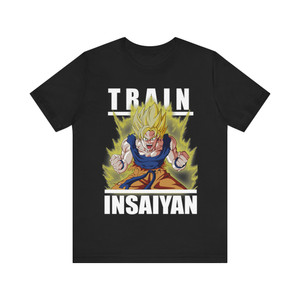 Dragonball Goku Train Insaiyan T-shirt  Dragonball Goku Train Insaiyan T-shirt