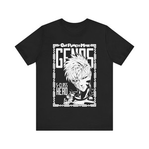 One Punch Man Genos S-Class T-shirt  One Punch Man Genos S-Class T-shirt