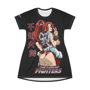 King of Fighters Mai Shiranui T-shirt dress  King of Fighters Mai Shiranui T-shirt dress