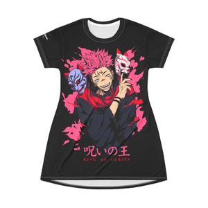 Jujutsu Kaisen Sukuna T-shirt dress  Jujutsu Kaisen Sukuna T-shirt dress