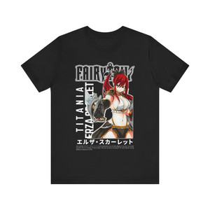Fairytail Erza T-shirt Fairytail Erza T-shirt