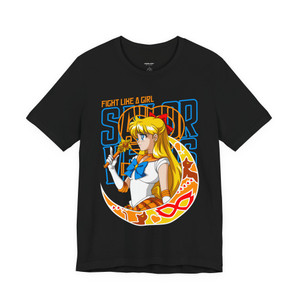 Sailor Venus Fight Like A Girl T-shirt  Sailor Venus Fight Like A Girl T-shirt