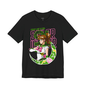 Sailor Jupiter Fight Like A Girl T-shirt  Sailor Jupiter Fight Like A Girl T-shirt