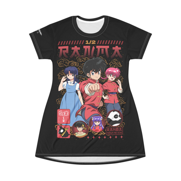 Ranma 1/2 T-shirt Dress 