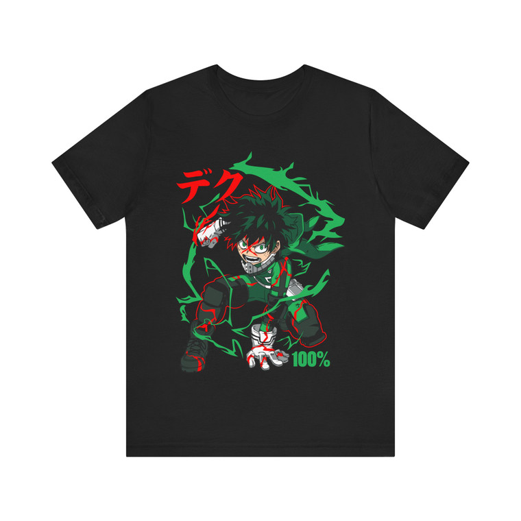 My Hero Academia Midoriya 100% Premium T-shirt  My Hero Academia Midoriya 100% Premium T-shirt