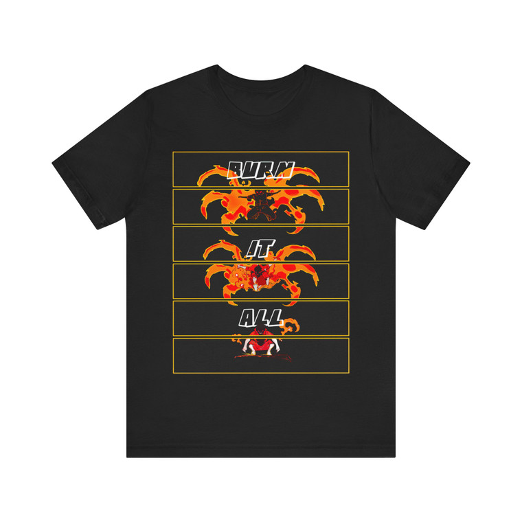 Fire Force Shinra Kusakabe Burn it All T-shirt 