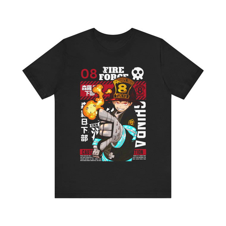 Fire Force Shinra T-shirt  Fire Force Shinra T-shirt