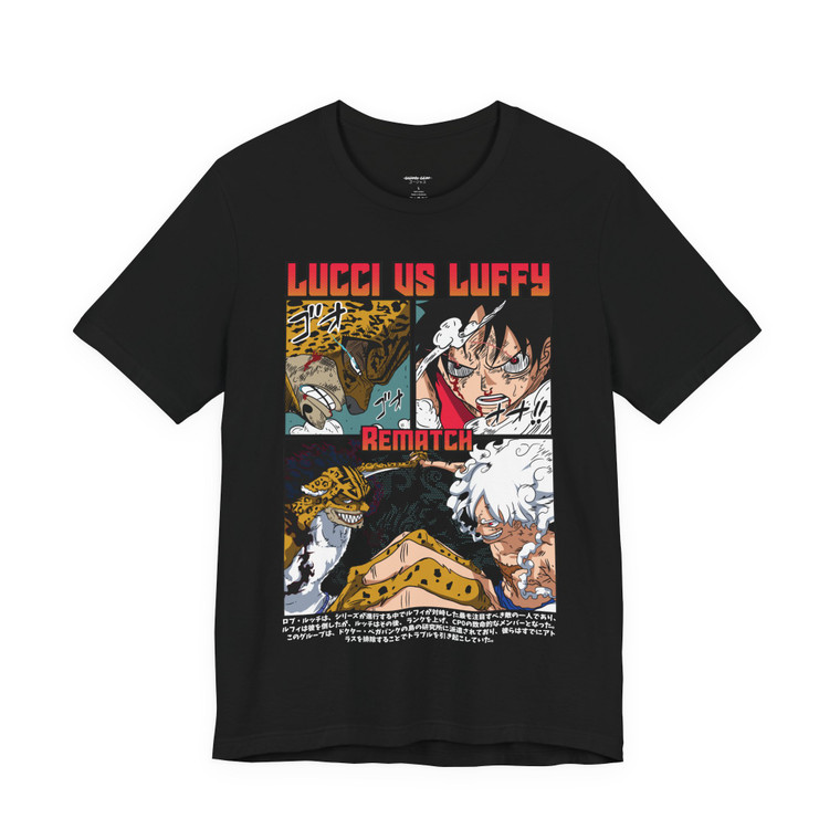 One Piece Lucci vs. Luffy T-shirt 