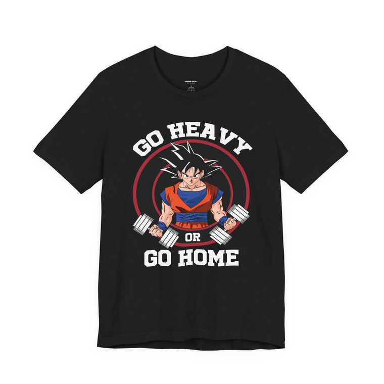 Goku Go Heavy or Go Home Dragon Ball Gym T-Shirt