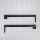 Top Freezer Refrigerator Handle Kit, Black W10721893