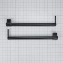 Top Freezer Refrigerator Handle Kit, Black W10721896