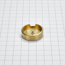 Range Brass Knob Bezel, Griddle W11317495