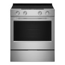 Kitchenaid® 5.3 Cu. Ft. Smart Slide-in Electric Range with Convection Cooking Modes YKSES330SPS