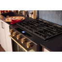 Kitchenaid® 5.0 Cu. Ft. Smart Slide-in Gas Range with Convection Cooking Modes and 2-in-1 Burner KSGS530SBE