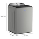 Maytag® 6.0 Cu. Ft. Pet Pro Top Load Agitator Washer with Extra Power and Sanitize Cycle with Oxi MTW7205RR
