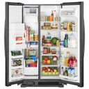 Whirlpool® 36-inch Wide Side-by-Side Refrigerator - 25 cu. ft. WRS335SDHB