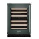 Kitchenaid® 24" Undercounter Wine Cellar with Full-Extension Wood-Front Racks KUWL524SJP