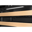 Kitchenaid® 24" Beverage Center with Glass Door and Wood-Front Racks KUBR524SBE