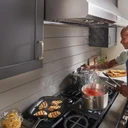 Kitchenaid® 48'' 585 or 1170 CFM Motor Class Commercial-Style Wall-Mount Canopy Range Hood KVWC908KSS