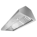 Kitchenaid® 48'' 585 or 1170 CFM Motor Class Commercial-Style Wall-Mount Canopy Range Hood KVWC908KSS