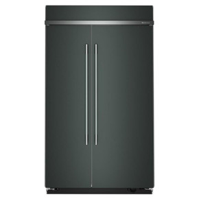 Kitchenaid® 30 Cu. Ft. 48" Built-In Side-by-Side Refrigerator with Platinum Interior KBSN748SJP