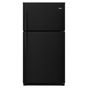 Whirlpool® 33" Wide Top-Freezer Refrigerator with Optional EZ Connect Icemaker Kit WRT541SZDB