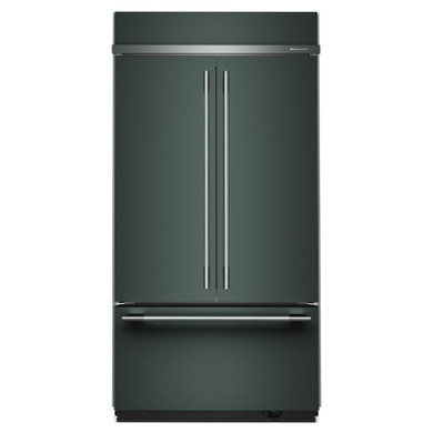 Kitchenaid® 24.2 Cu. Ft. 42" Built-In French Door Bottom Mount Refrigerator with Platinum Interior KBFN542SJP