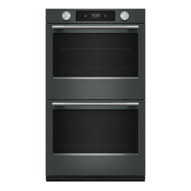 Kitchenaid® 30-inch Smart Electric Double Wall Oven with Assisted Cooking Modes - Juniper KOED730SJP