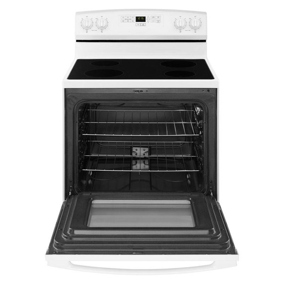 30-inch Amana® Electric Range with Extra-Large Oven Window YAER6303MFW