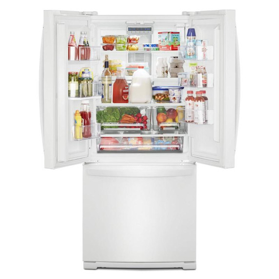 Whirlpool® 30-inch Wide French Door Refrigerator - 20 cu. ft. WRF560SFHW