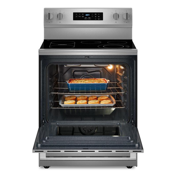 Maytag® 30-Inch Convection Electric Range With No Preheat Air Fry and Air Baking - 5.3 Cu. Ft. YMFES6030RZ