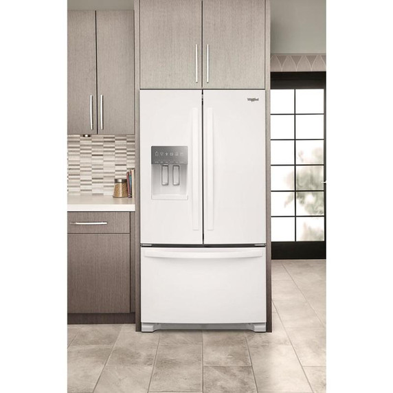 Whirlpool® 36-Inch Wide French Door Bottom Mount Refrigerator - 25 cu. ft. WRFF3436RW
