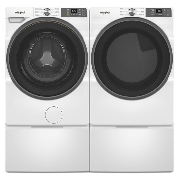 Whirlpool® 7.4 cu. ft. Smart Front Load ENERGY STAR® Electric Dryer with Wrinkle Shield™ Option YWED5720RW Whirlpool® 7.4 cu. ft. Smart Front Load ENERGY STAR® Electric Dryer with Wrinkle Shield™ Option YWED5720RW