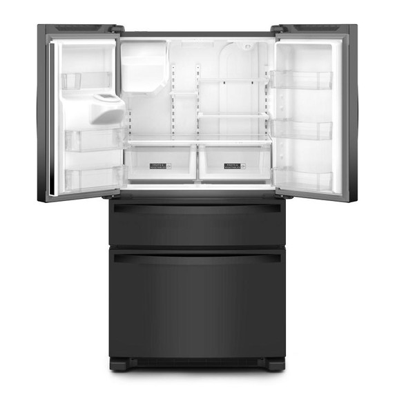 Whirlpool® 36-Inch Wide French Door Bottom Mount Refrigerator - 25 cu. ft. WRMF3636RB