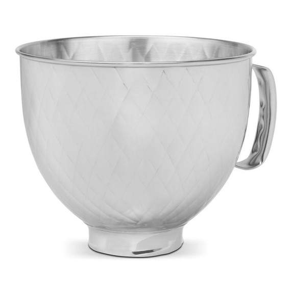 KitchenAid® 5 Quart Tilt Head Quilted Stainless Steel Bowl KSM5SSBQB