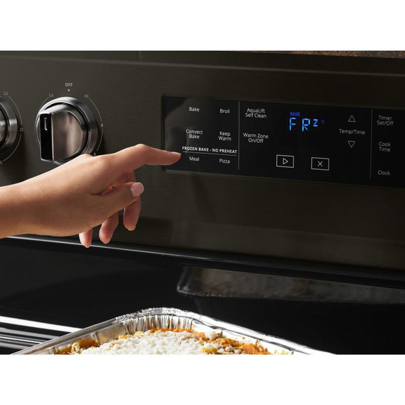 Whirlpool® 6.4 Cu. Ft. Freestanding Electric Range with Frozen Bake™ Technology YWFE775H0HV