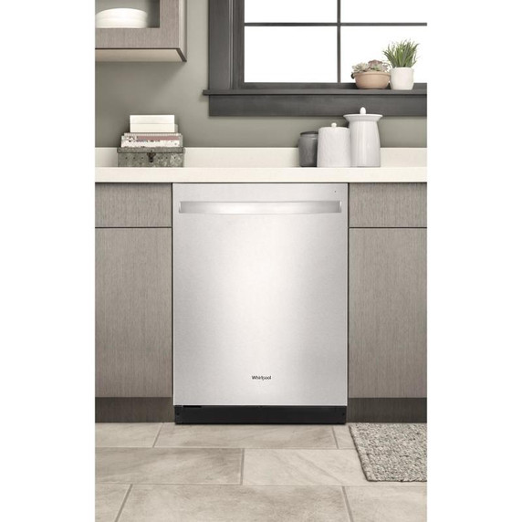Whirlpool® 51 dBA Quiet Dishwasher with 3rd Rack and Pocket Handle WDP730HAMZ