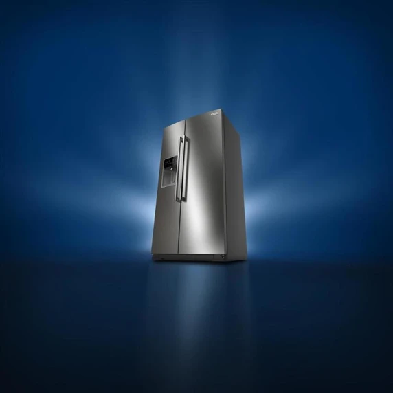 Maytag® 36-inch Wide Full-Depth Side-by-Side Refrigerator with Arctic Blue Interior - 28.3 Cu. Ft. MRSF6636RZ