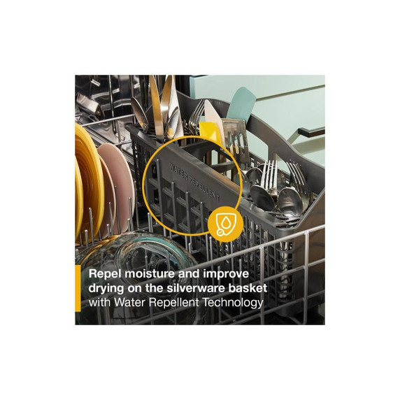 Whirlpool® 24-Inch Dishwasher with Total Coverage Wash Action and Auto Open Air Dry in Fingerprint Resistant Stainless Steel WDPS8024SZ