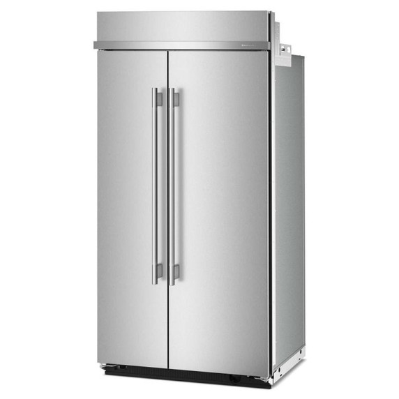 Kitchenaid® 25.5 Cu. Ft. 42" Built-In Side-by-Side Refrigerator with Platinum Interior KBSN742SPS