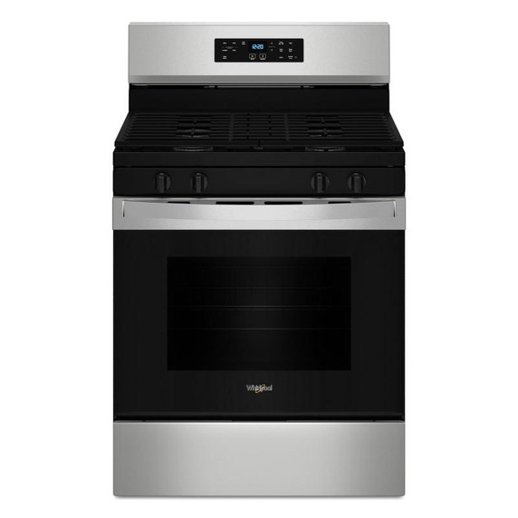 Whirlpool® 30-inch Self Clean Gas Range with No Preheat Mode WFGS3530RS