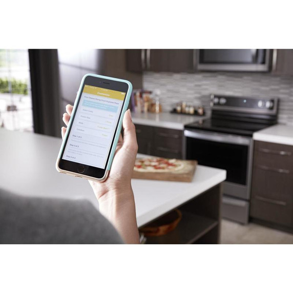 Whirlpool® 6.4 Cu. Ft. Smart Freestanding Electric Range with Frozen Bake™ Technology YWFE975H0HZ