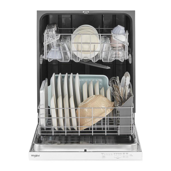 Whirlpool® Quiet Dishwasher with Boost Cycle and Pocket Handle WDP540HAMW
